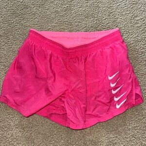 Nike Women's Vibrant Pink Athletic Shorts
